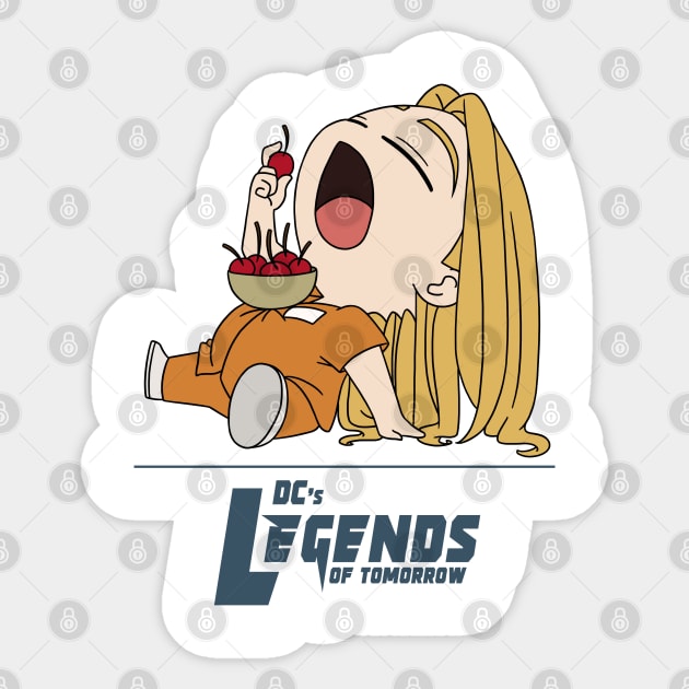 Prison Pregnant Sara Lance Sticker by RotemChan